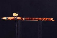 Honduran Rosewood Burl Native American Flute, Minor, Mid A-4, #H41F